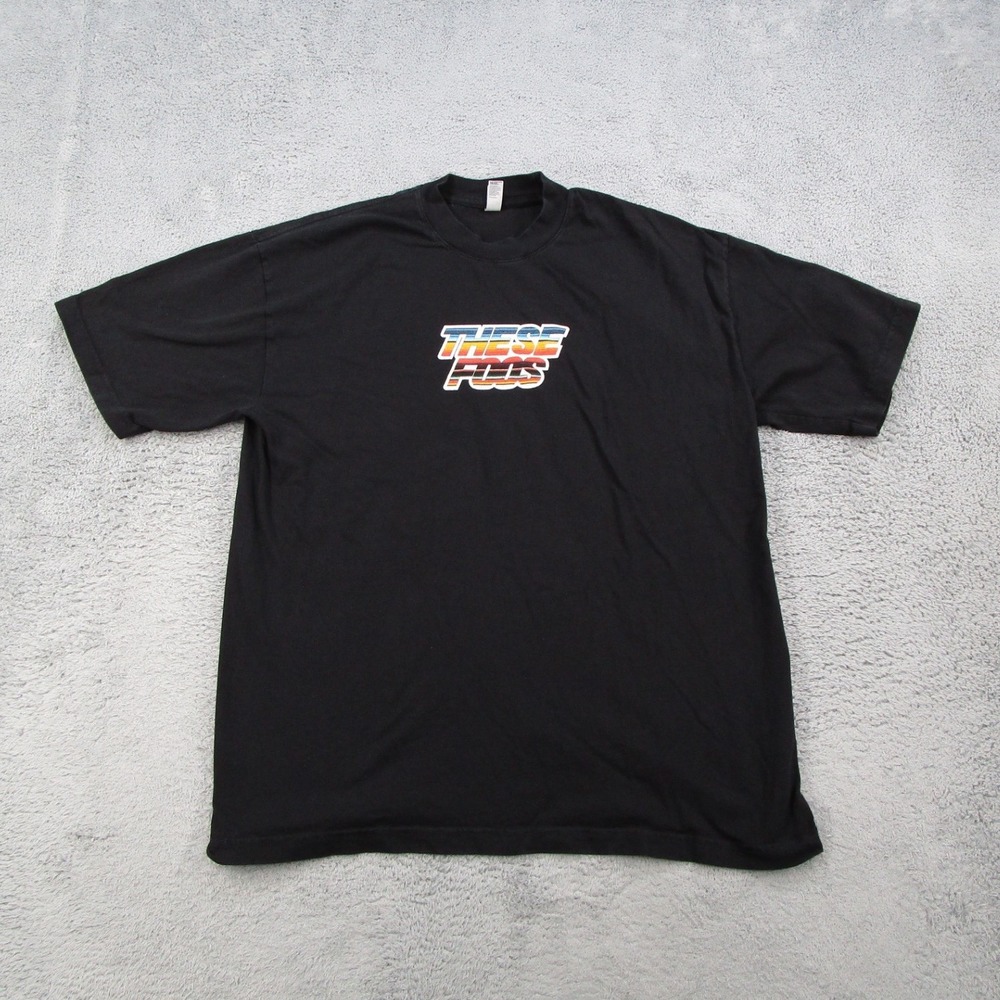 These Foos Ent Le Le Le Loteria Graphic T-Shirt Mens Large Black LA Apparel USA
